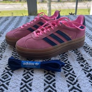 ADIDAS GAZELLE BOLD PINK/NAVY
